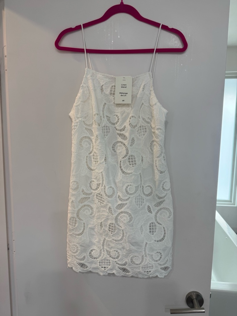 NWT H&M White Lace Slip Dress - Spaghetti Strap
